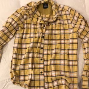 Prana yellow flannel